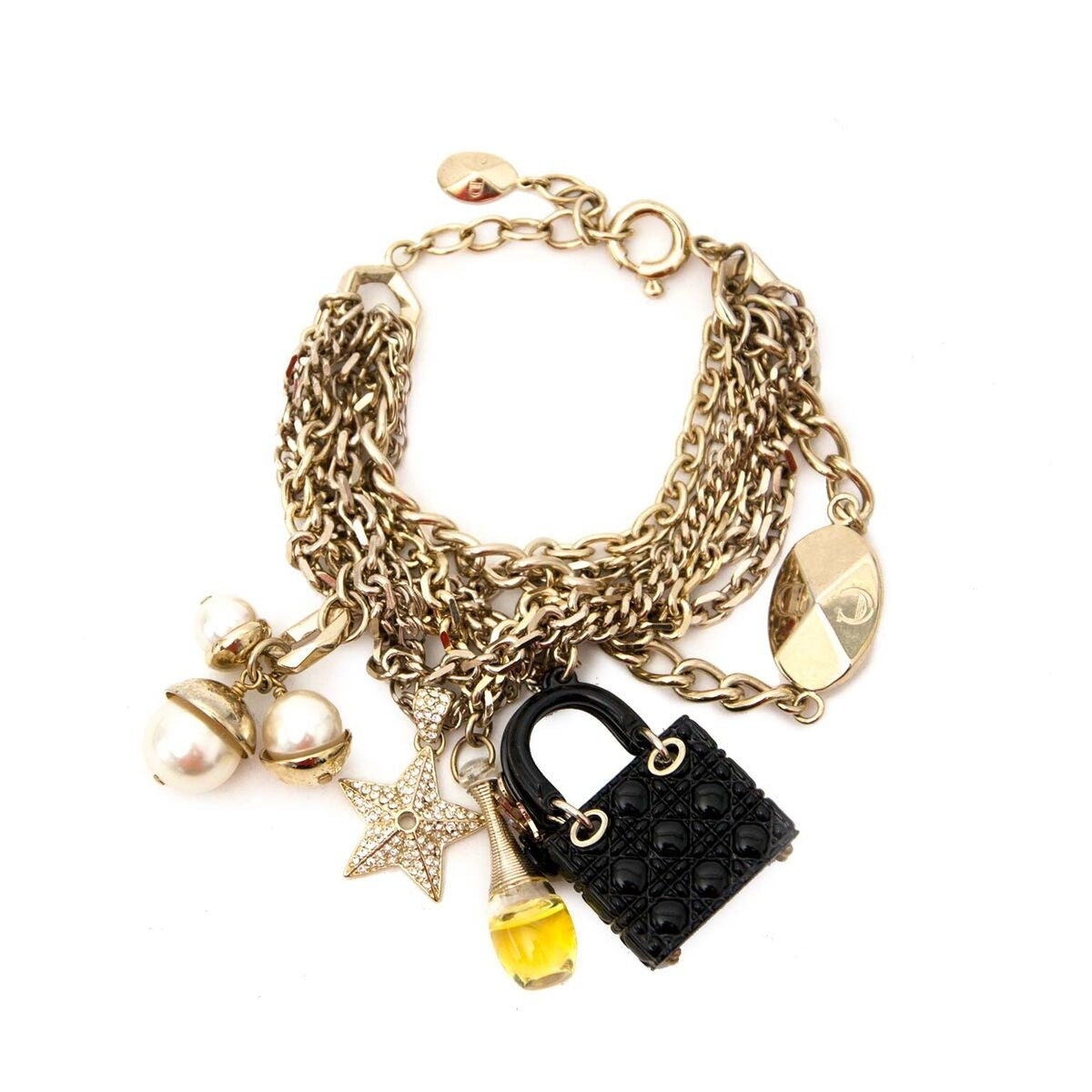 Buy authentic secondhand Dior charm bracelet at the right price at LabelLOV vintage webshop. Safe and secure online shopping.