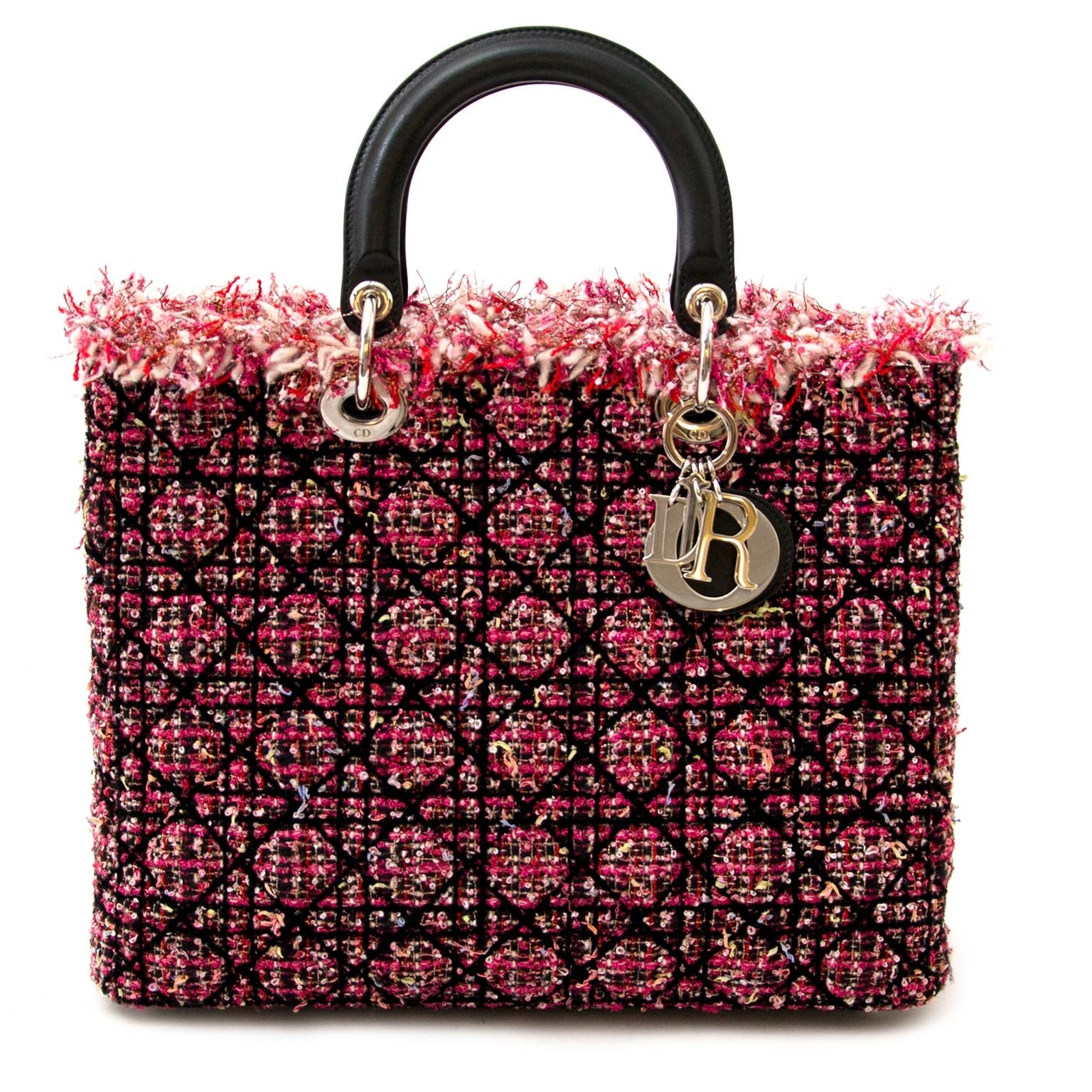 Buy authentic christian dior lady dior tweed bags at labellov vintage fashion webshop belgium
