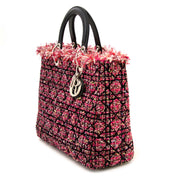 achète des sacs de Christian dior lady dior tweed maintenant en ligne à labellov vintage webshop de mode belgique