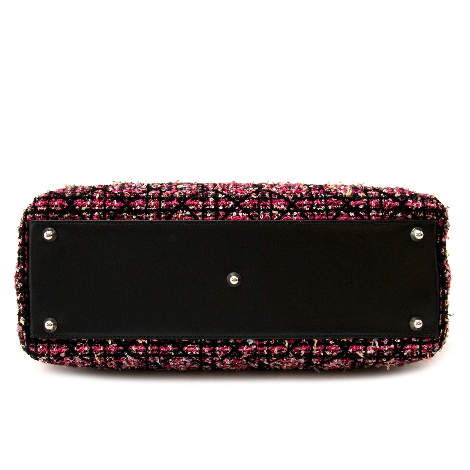 christian dior multicolor tweed lady dior bag now for sale at labellov vintage fashion webshop belgium