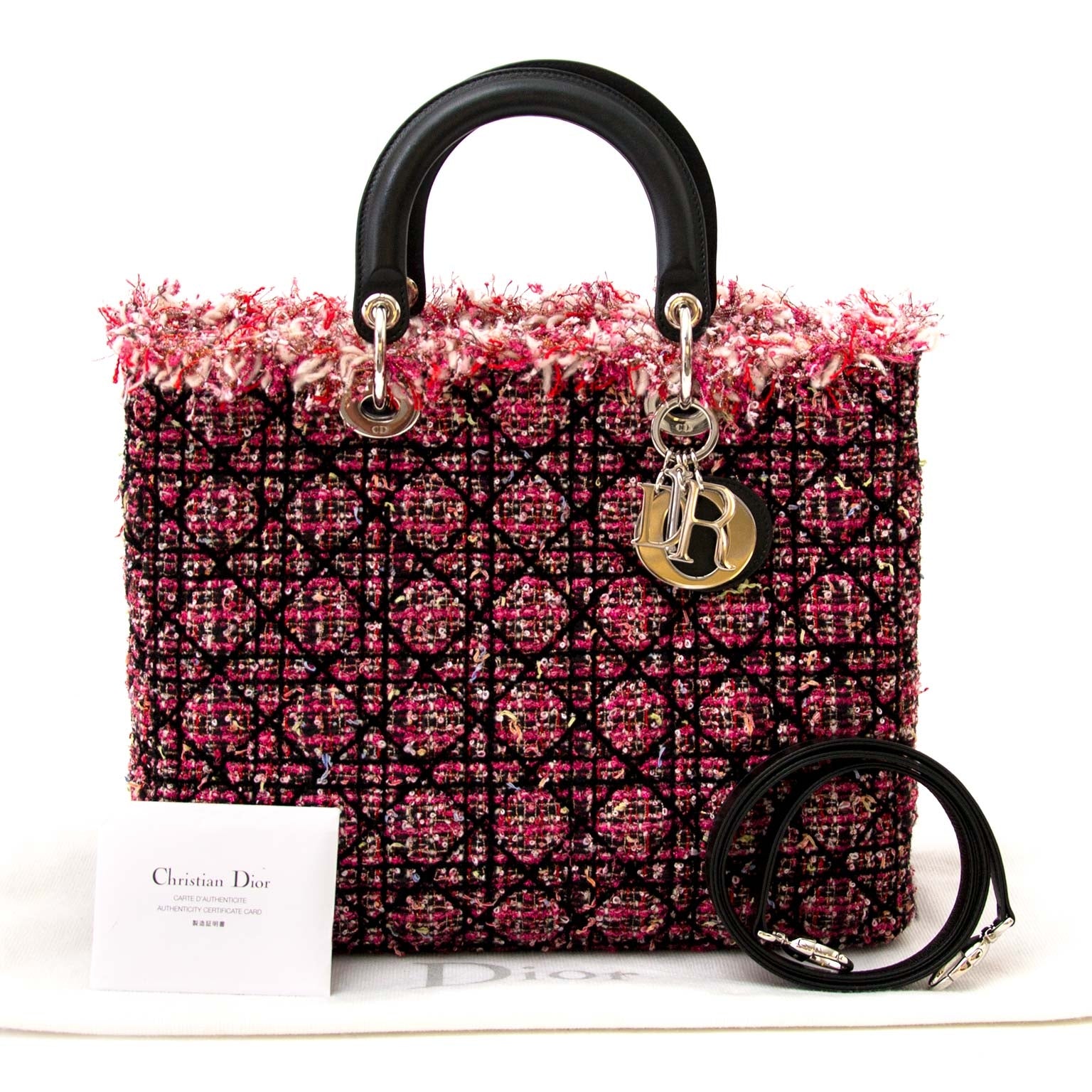 safe online shopping at labellov vintage fashion webshop with lady dior tweed bags