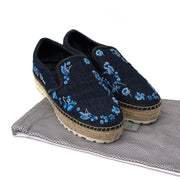 koop veilig online tegen de beste prijs Gucci Black Loafers Silver Heels Size 39