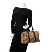 koop veilig tweedehands luxe handtas Dior Top Handle Boston Bag