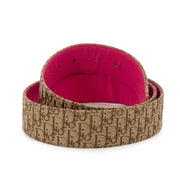 Dior Two Way Monogram & Pink Belt - size 85