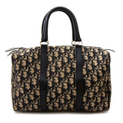 Dior Blue Monogram Boston Handbag for sale online at Labellov