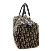 Dior Blue Monogram Boston Handbag online for sale at Labellov secondhand luxury in Antwerp
