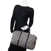 Buy and sell authentic Dior Blue Monogram Boston Bag for the best price at Labellov