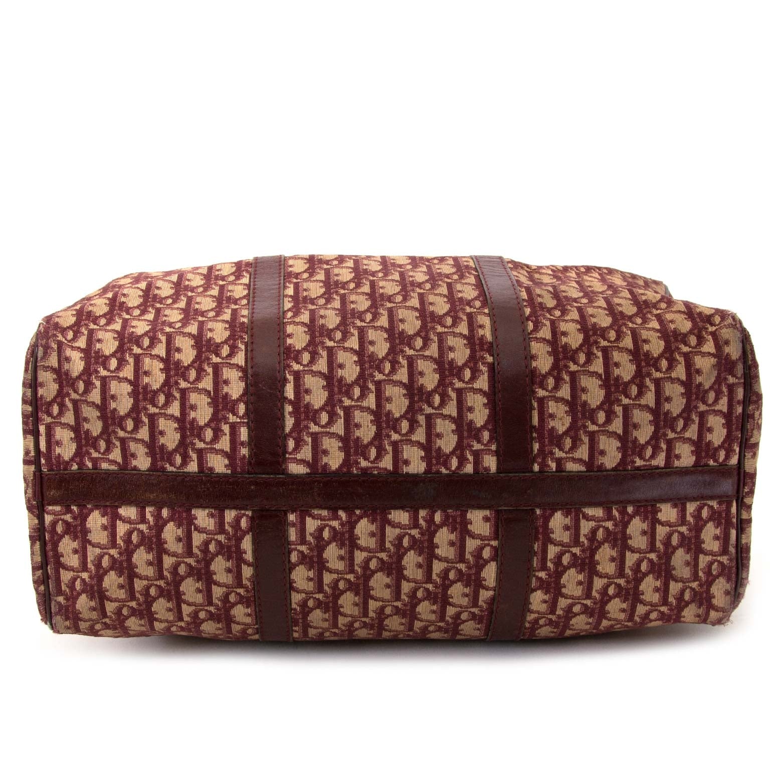Christian Dior Monogram Red Boston Bag worldwide shipping