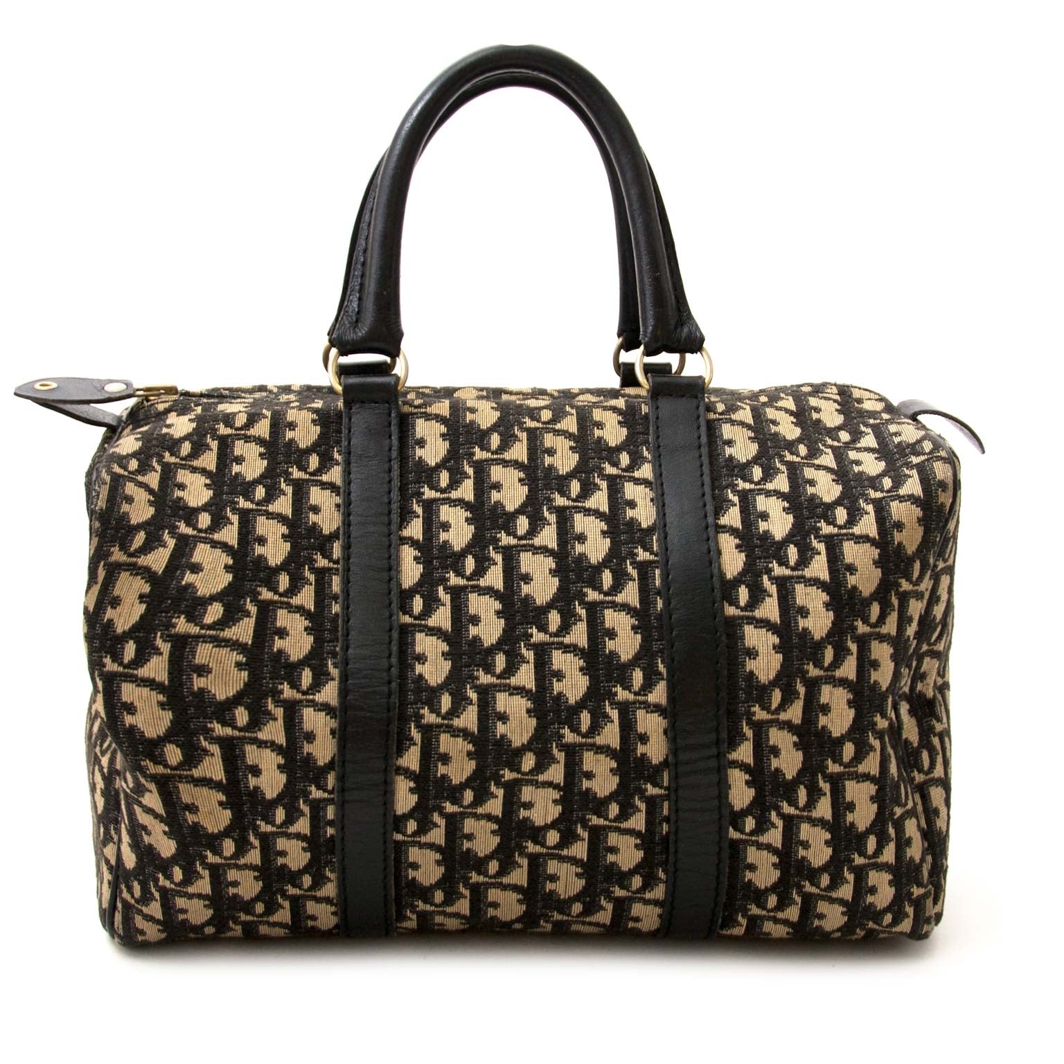 Achète des sacs authéntiques de Dior monogram Boston à Labellov vintage webshop de mode