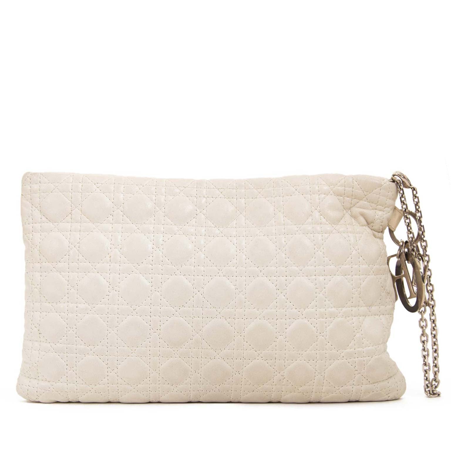 christian dior white vintage lady dior clutch now for sale at labellov vintage fashion webshop belgium