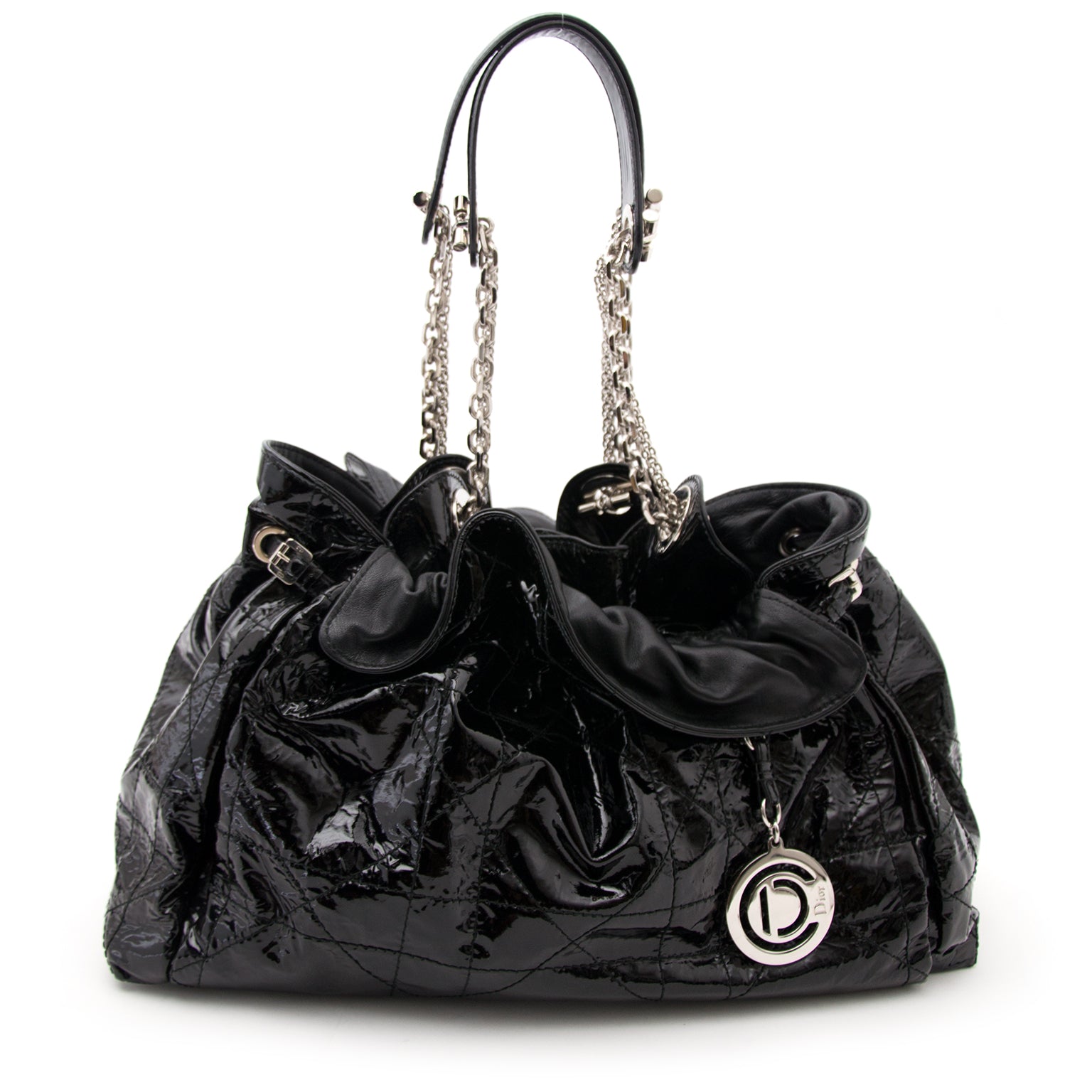 Authentieke Christian Dior Le Trente Bag Cannage Quilt Patent met de juiste prijs te koop bij LabelLOV.