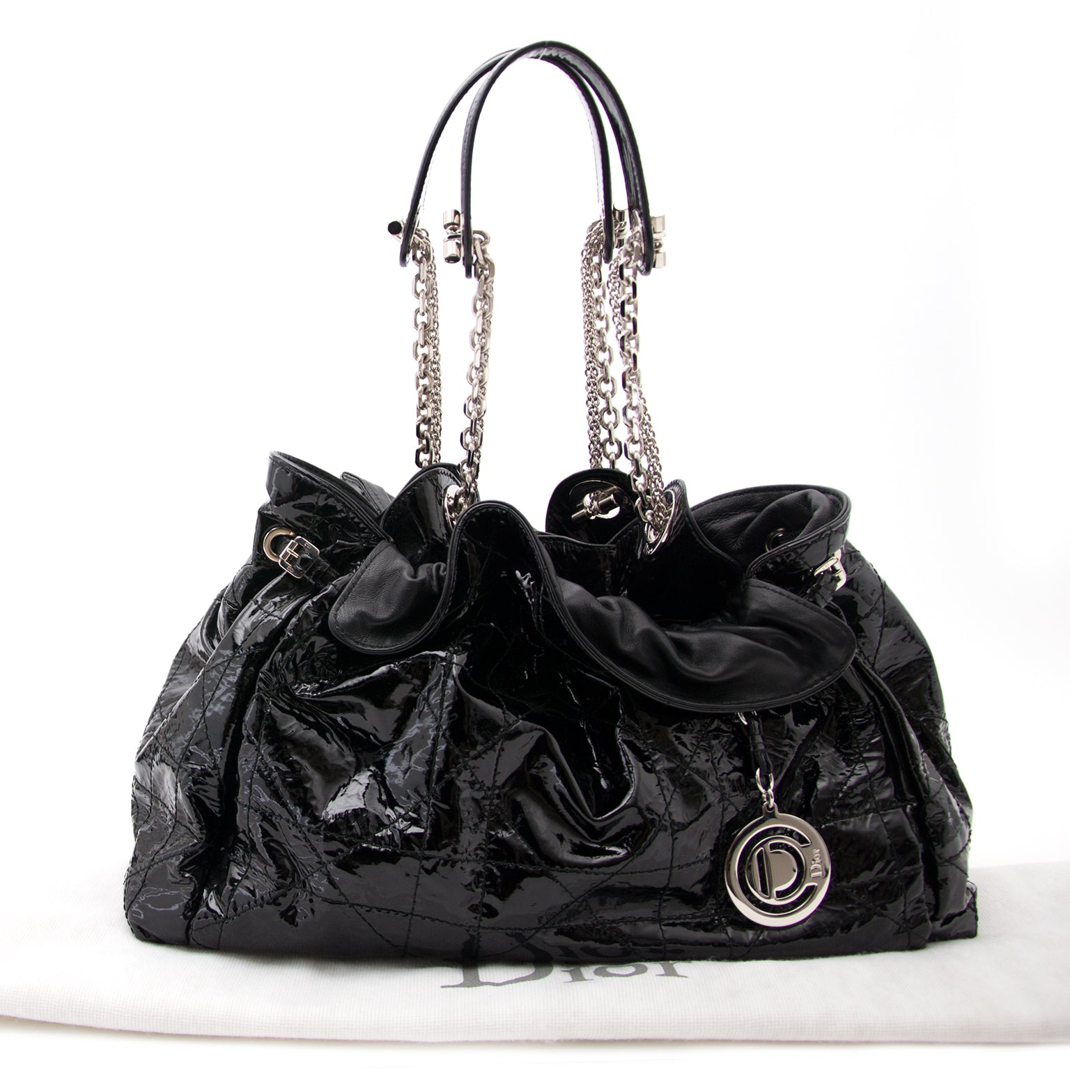 Christian Dior Le Trente Sac Cannage Quilt Patent (LabelLOV) est seconde main, vintage mode.