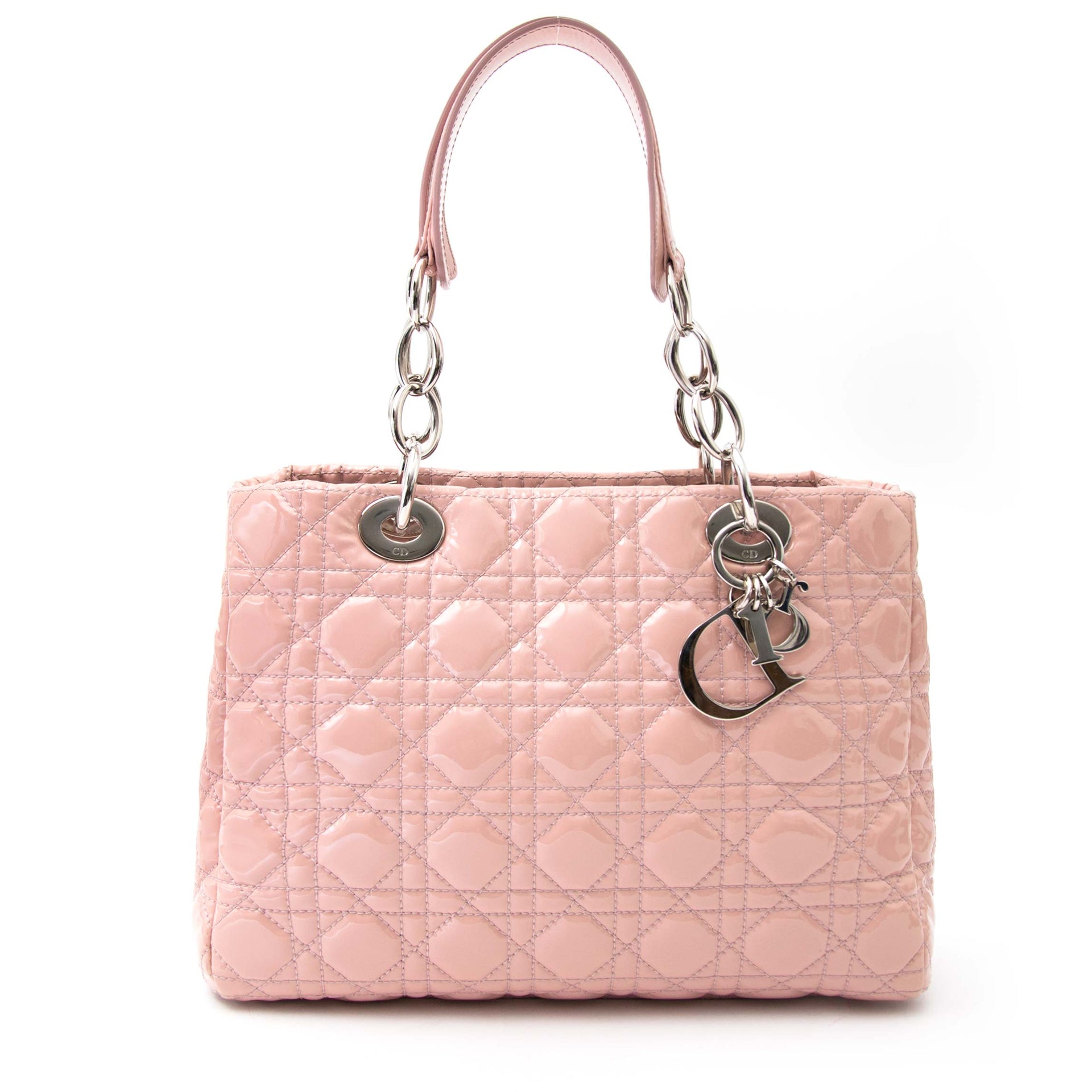 We buy and sell your Dior Pink Patent 'Lady Dior' Medium