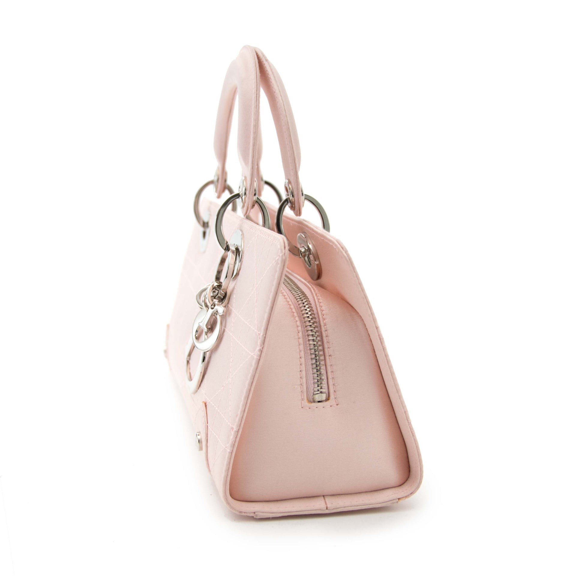 Are you looking for an authentic Dior Lady Dior East West Pink Satin Handbag