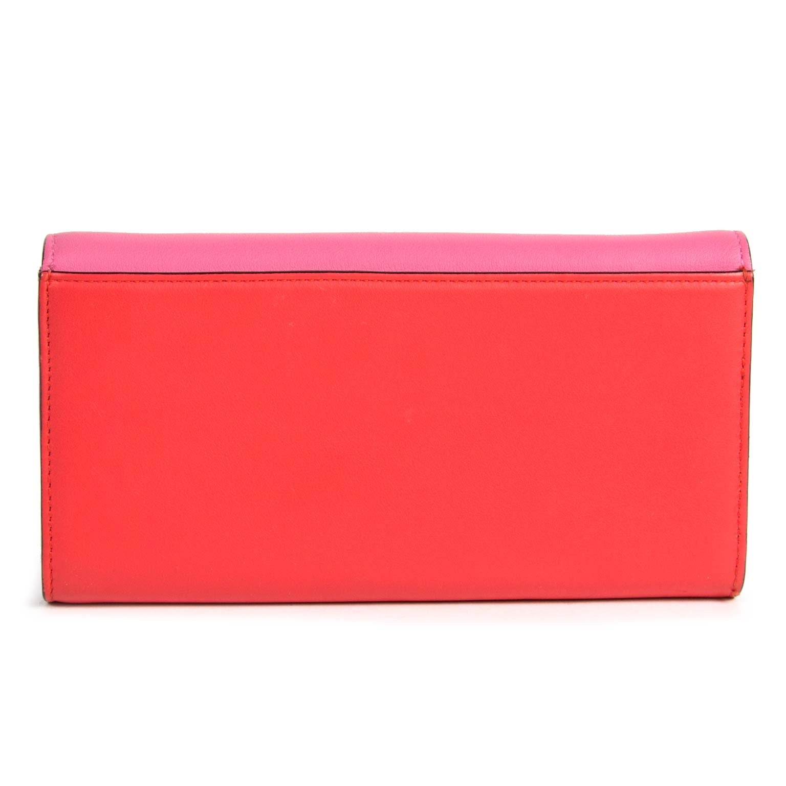 buy Christian Dior Leather Wallet Red And Pink an pay save online