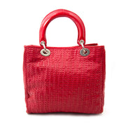 zoek jij veilig online aan de beste prijs jou tweedehands tas Christian Dior Woven Soft Lady Dior
