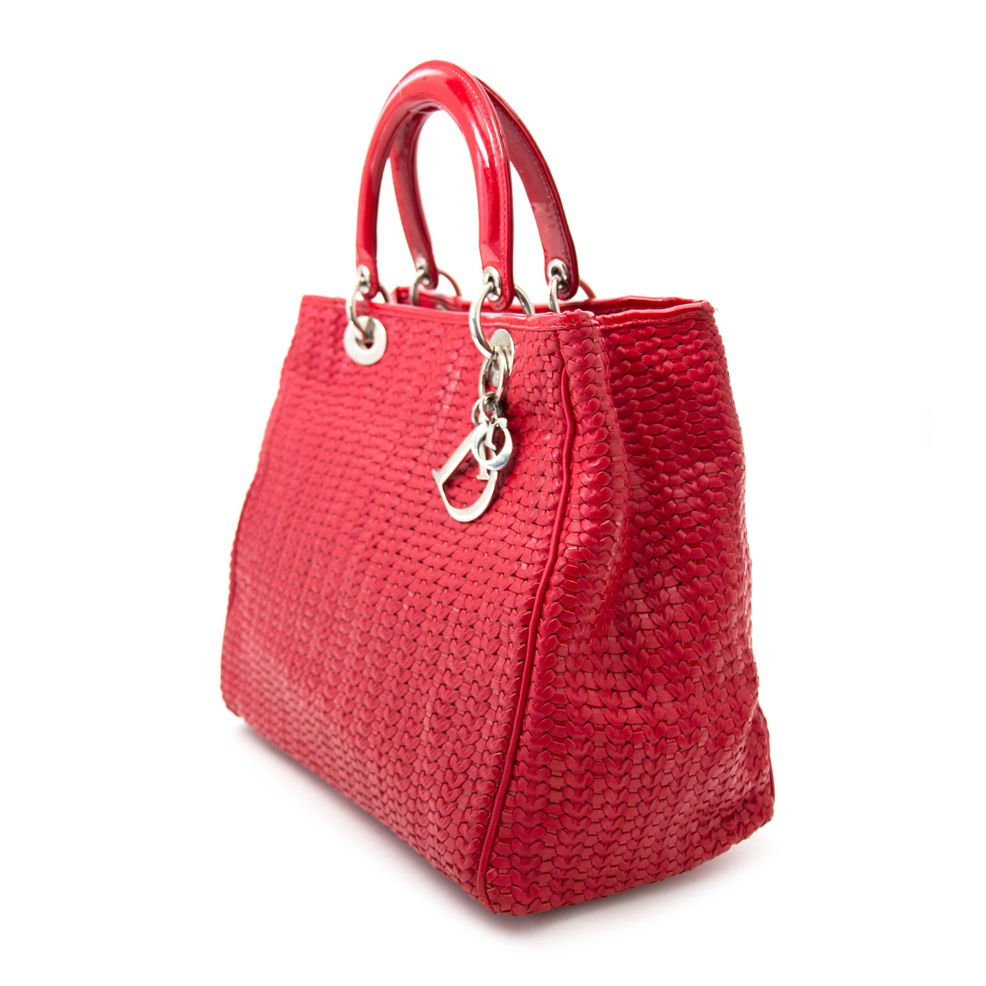 pour le meilleur prix sac a main Christian Dior Woven Soft Lady Dior
