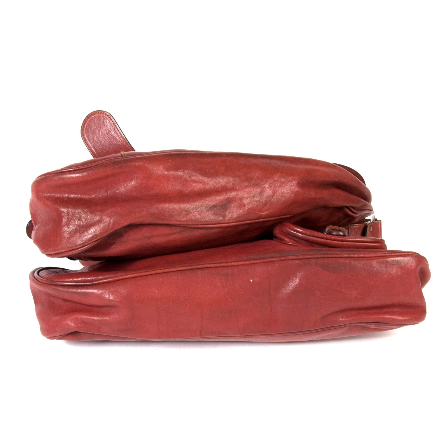 buy Dior Red Gaucho Saddle Bag at labellov for the best price