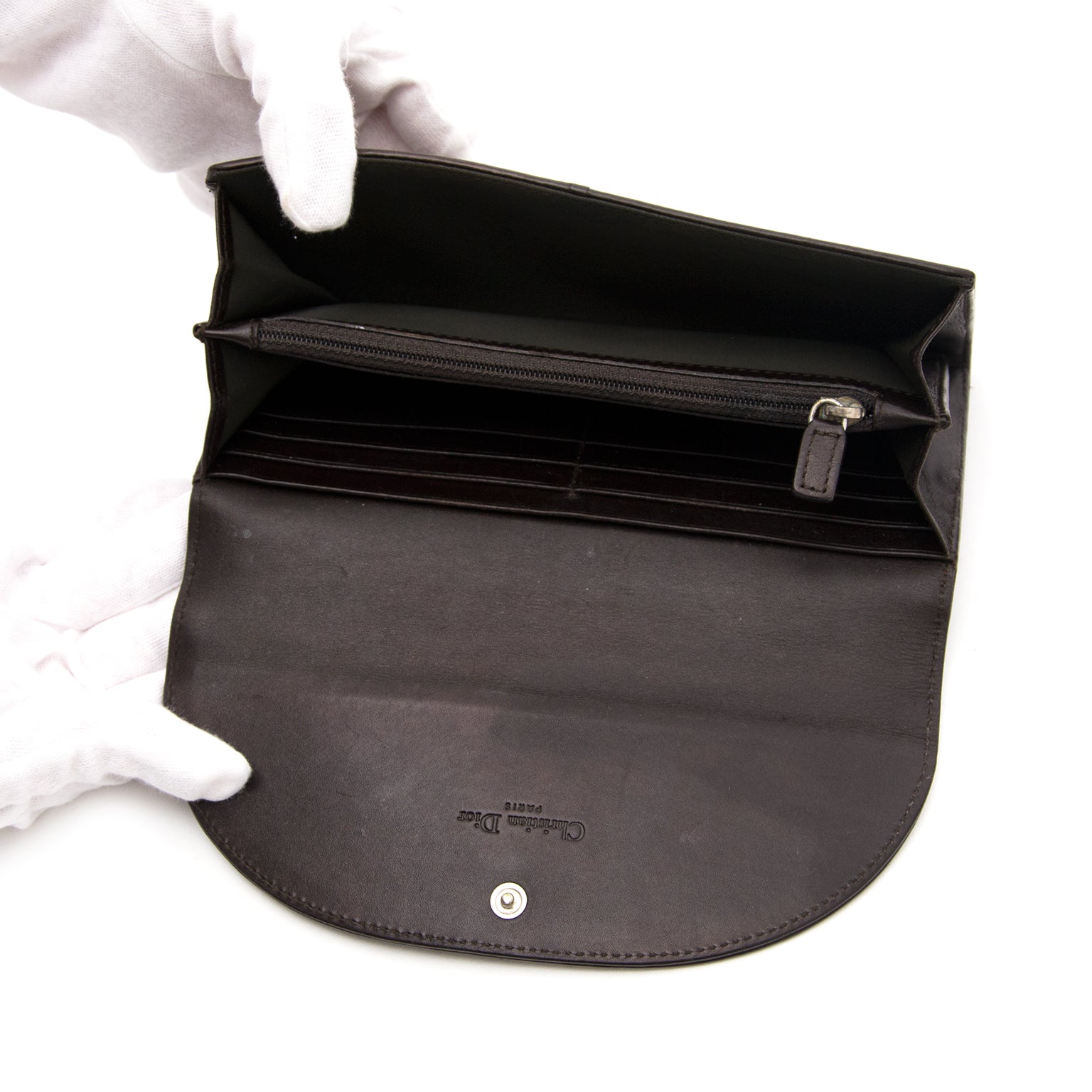 Dior Brown Monogram Wallet for the best price on Labellov