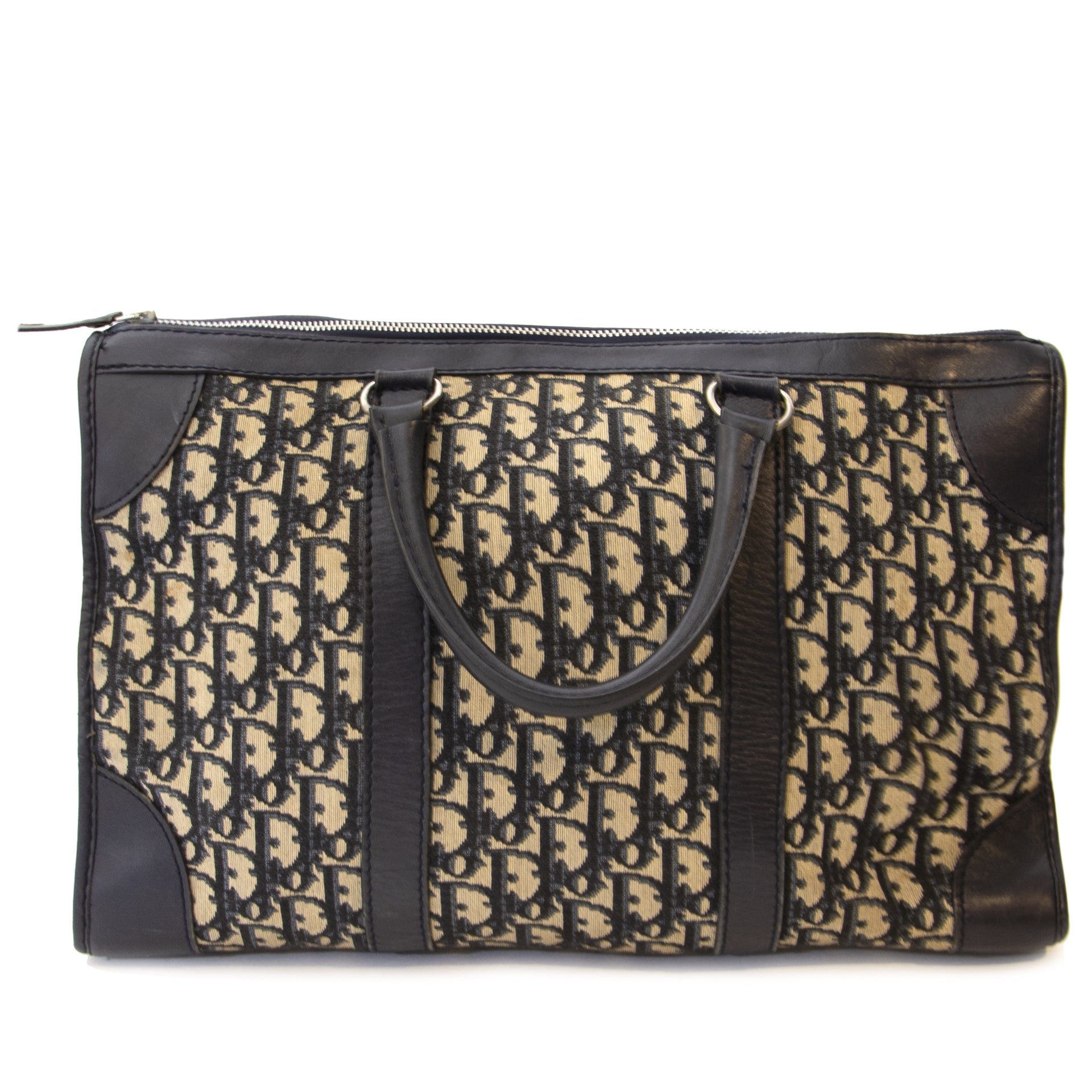 Authentic second hand vintage Christian Dior Monogram Trotteur Bag buy online webshop LabelLOV