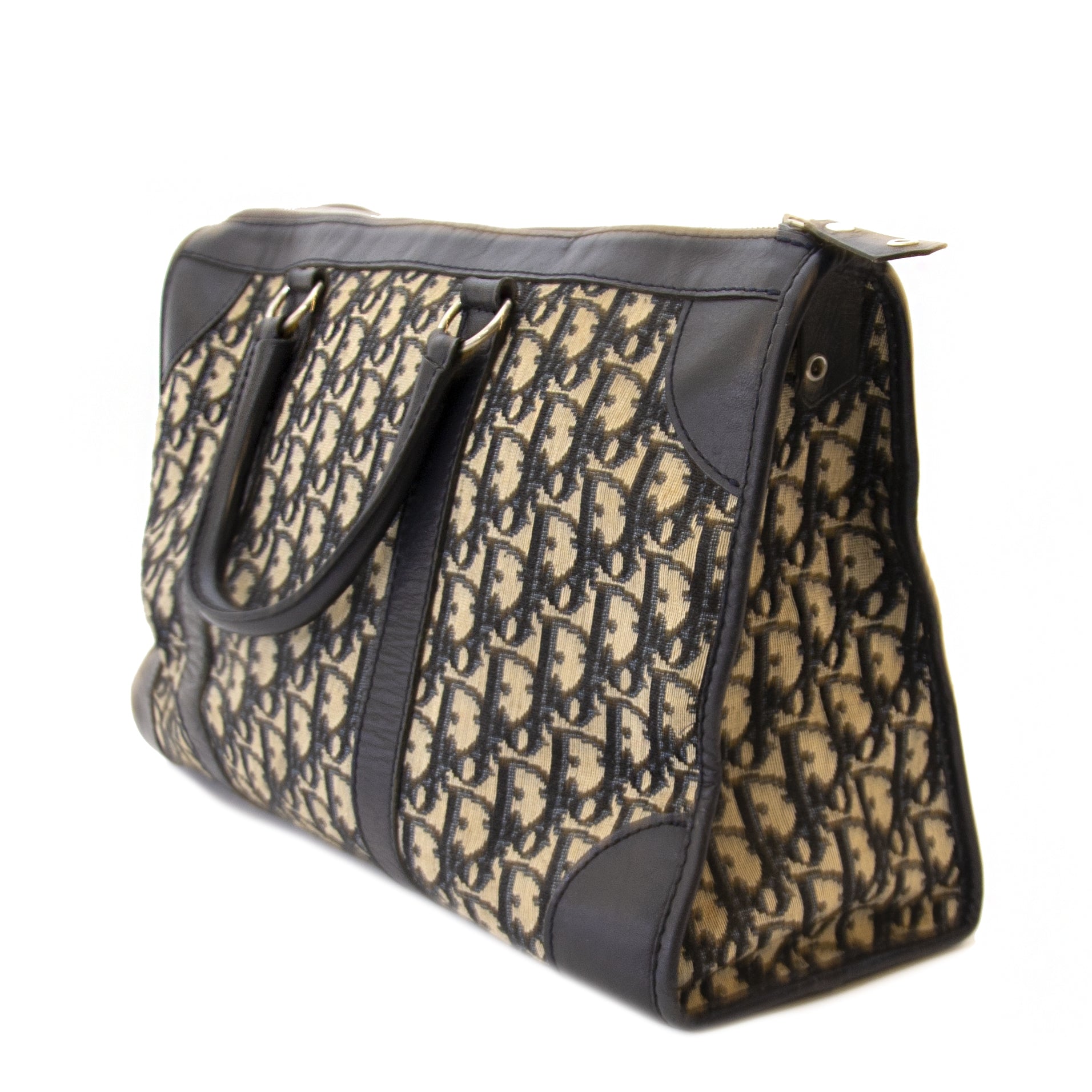 Authentique seconde main vintage Christian Dior Monogram Trotteur Bag achète en ligne webshop LabelLOV