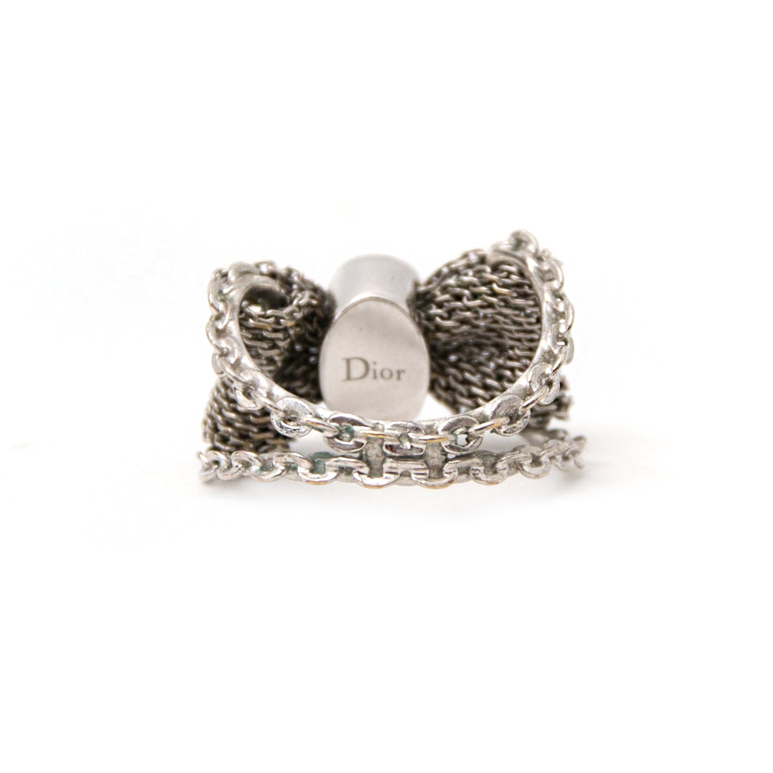 Looking for a Dior Metallic Silver ring?