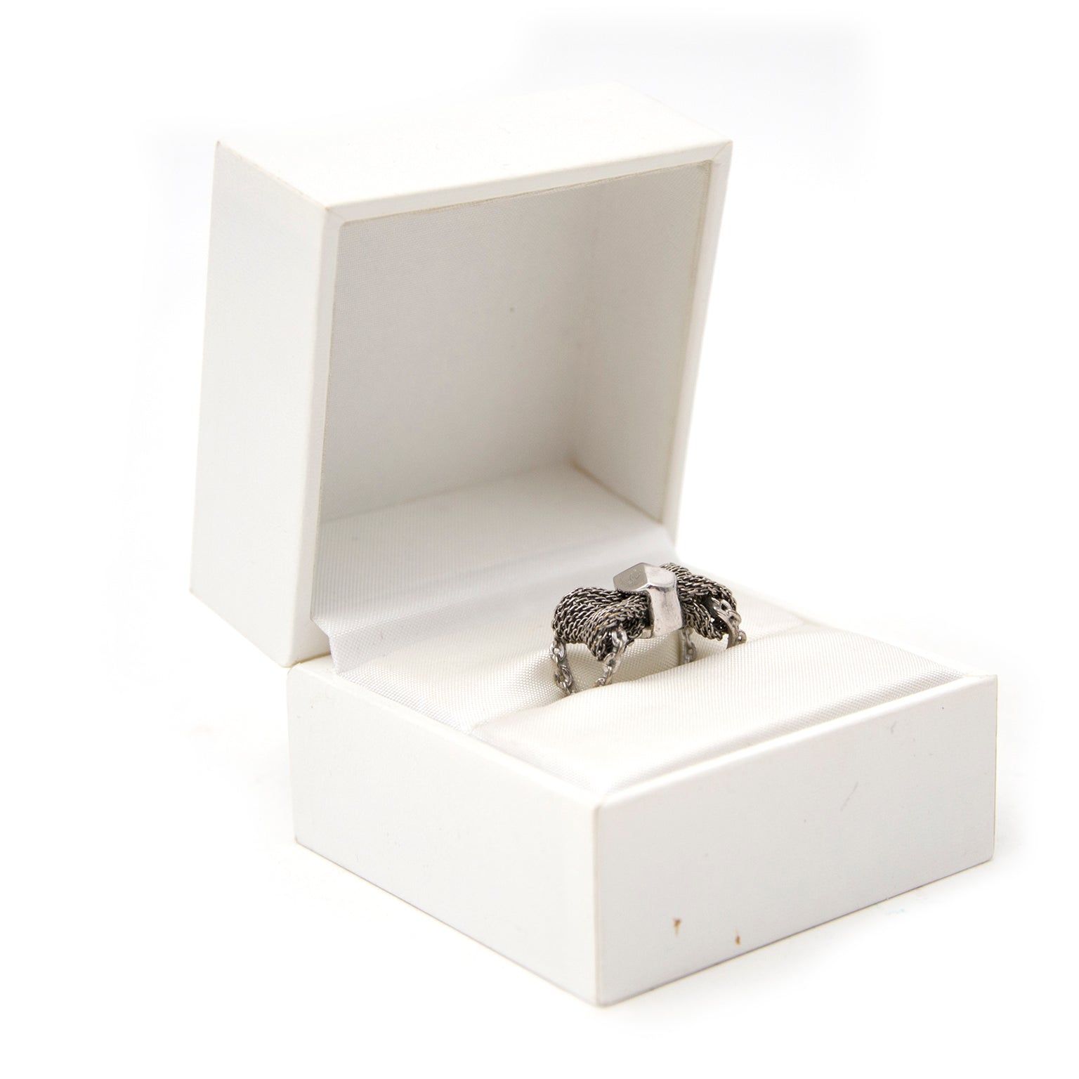Shop safe and secure online at Labellov.com Dior Metallic Silver Ring