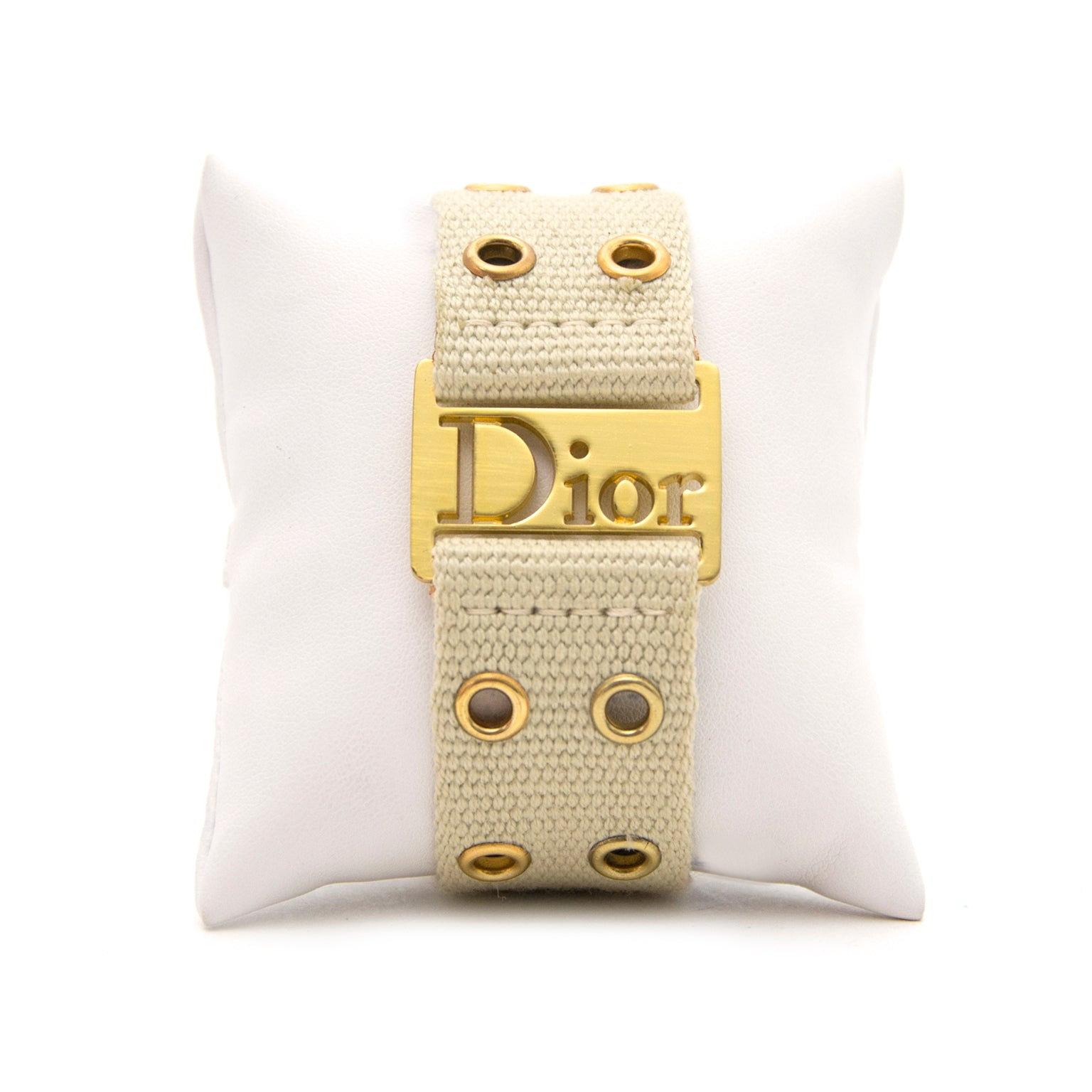 Acheter en ligne chez Labellov.com Dior Beige Cotton Bracelet