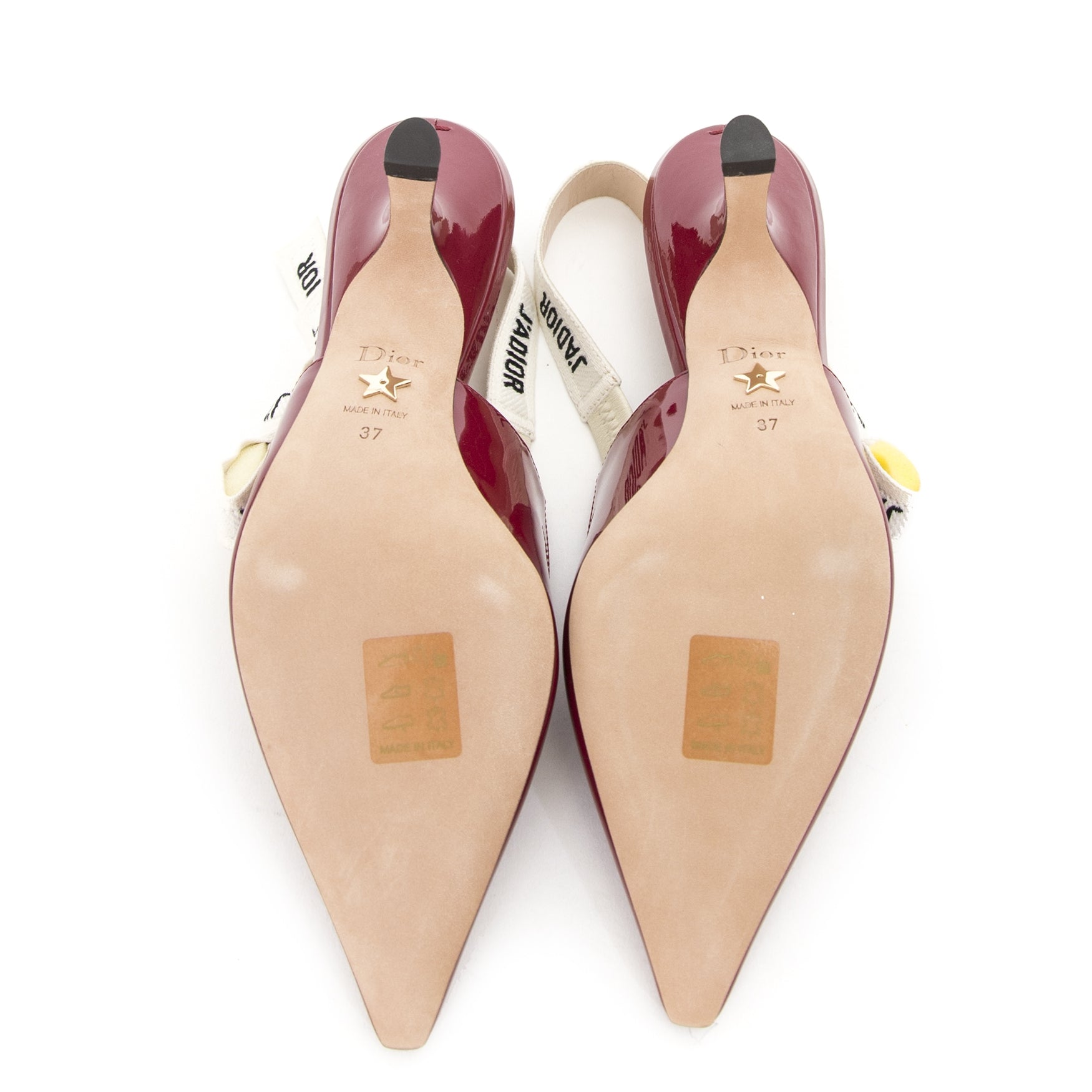 Christian Dior J'Adior Slingback Kitten Heel Pumps - Size 37