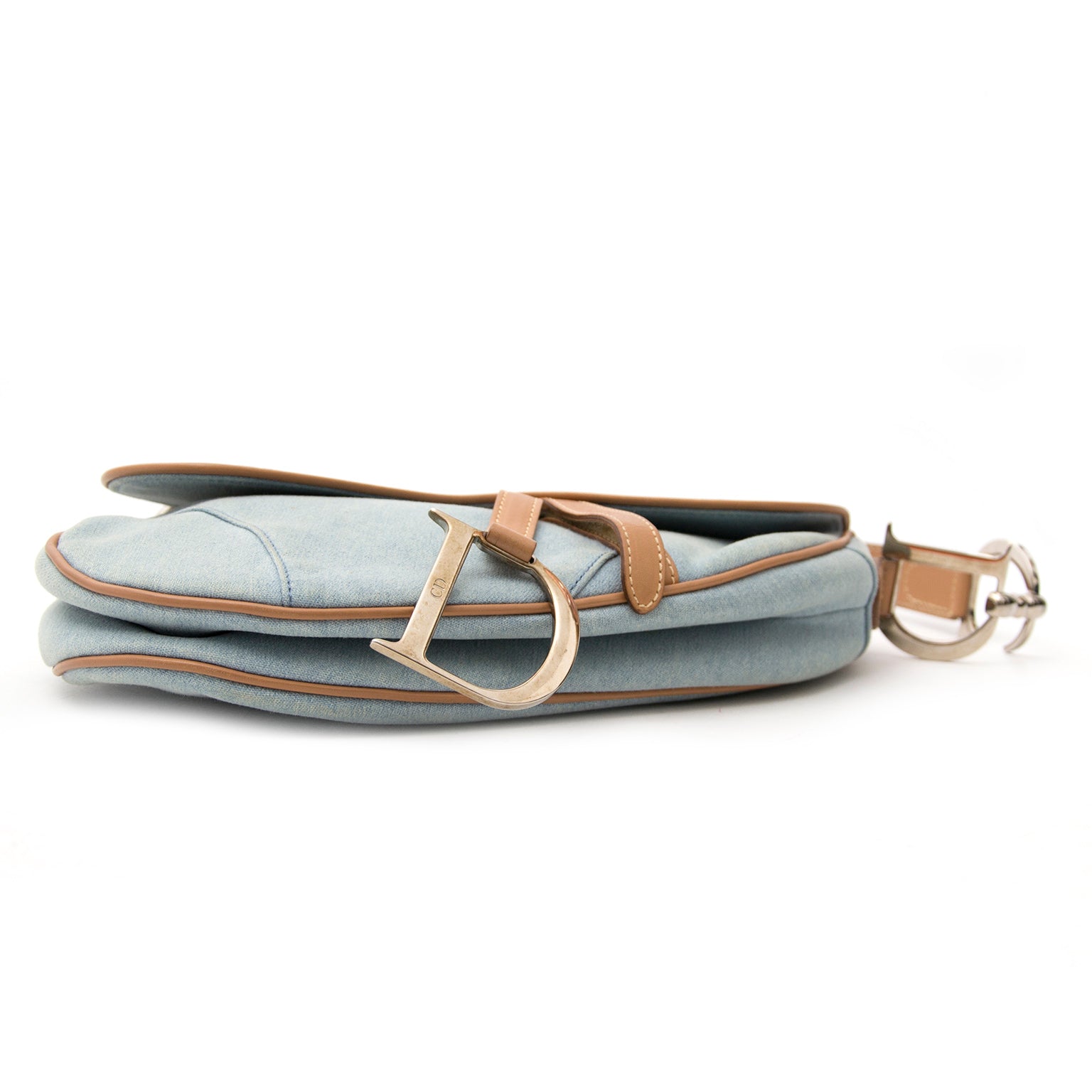 Christian Dior Lichte Denim Zadeltas