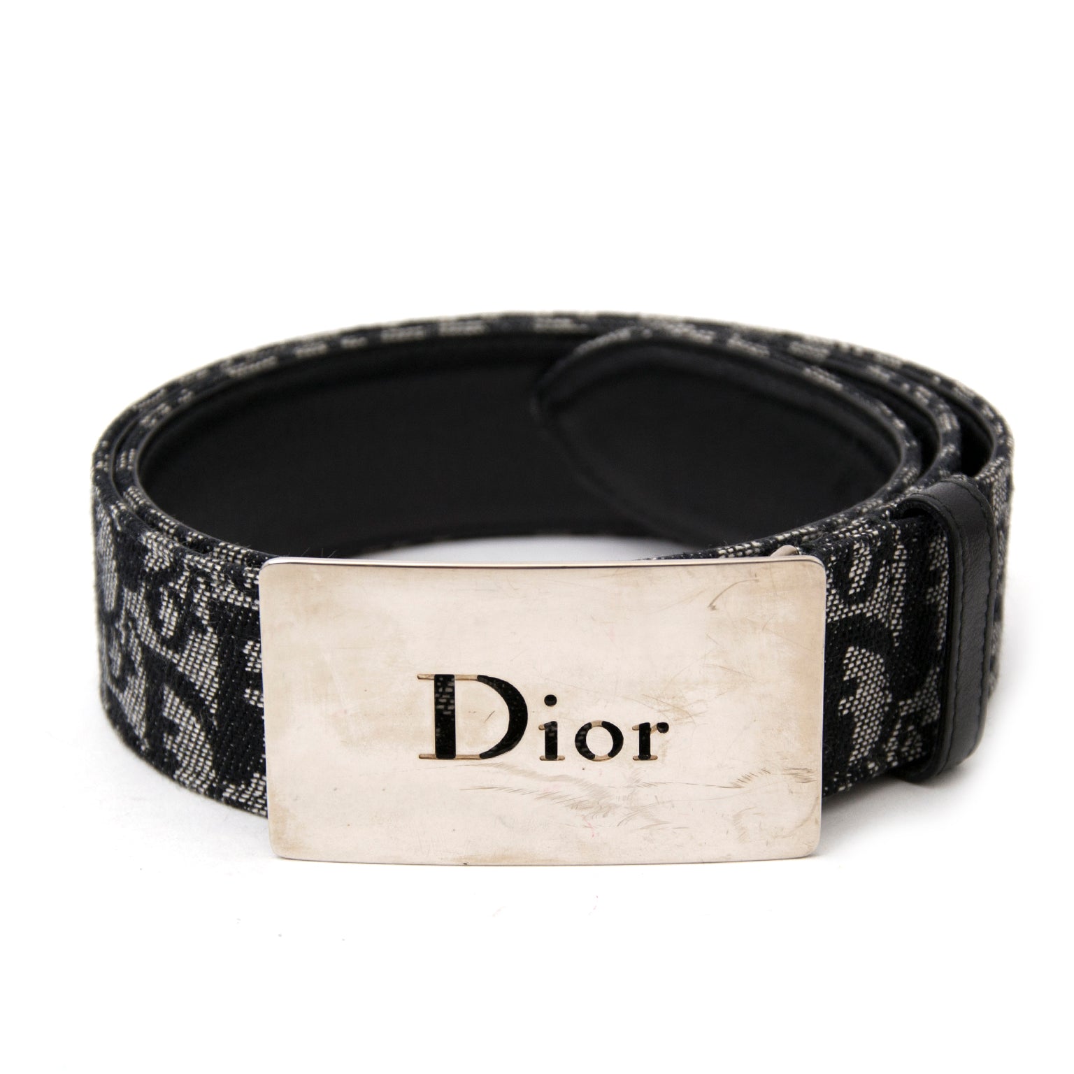 Dior Blue Monogram Belt for the best price. Koop en verkoop uw riemen online.