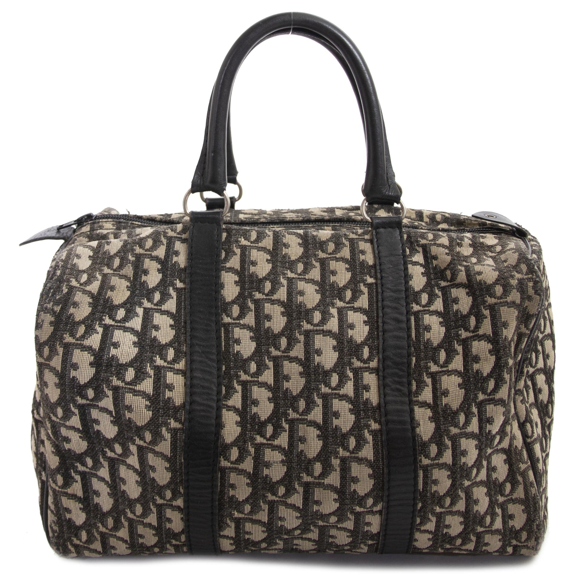 Dior Monogram Boston Bag now for sale at labellov vintage fashion webshop belgium
