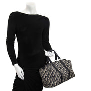 koop veilig online tegen de beste prijs Dior Boston Blue Monogram Tote