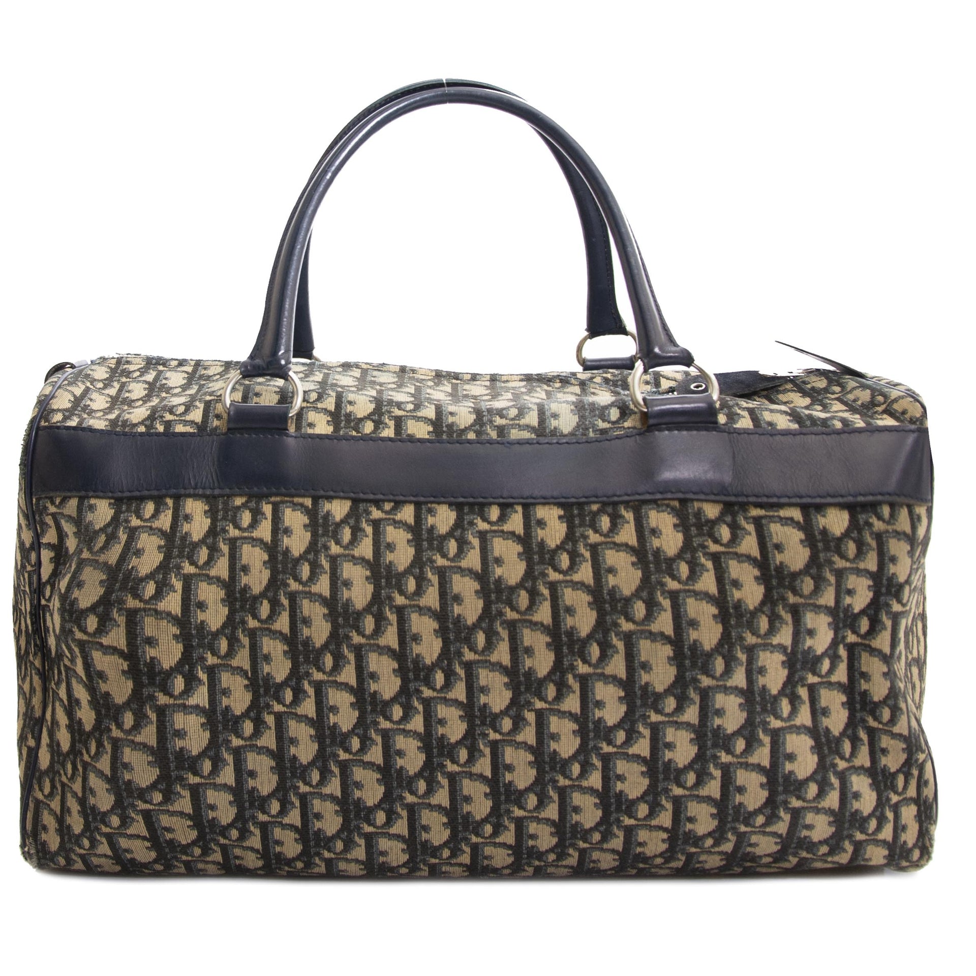 Authentieke tweedehands Dior Monogram Boston Bag juiste prijs LabelLOV