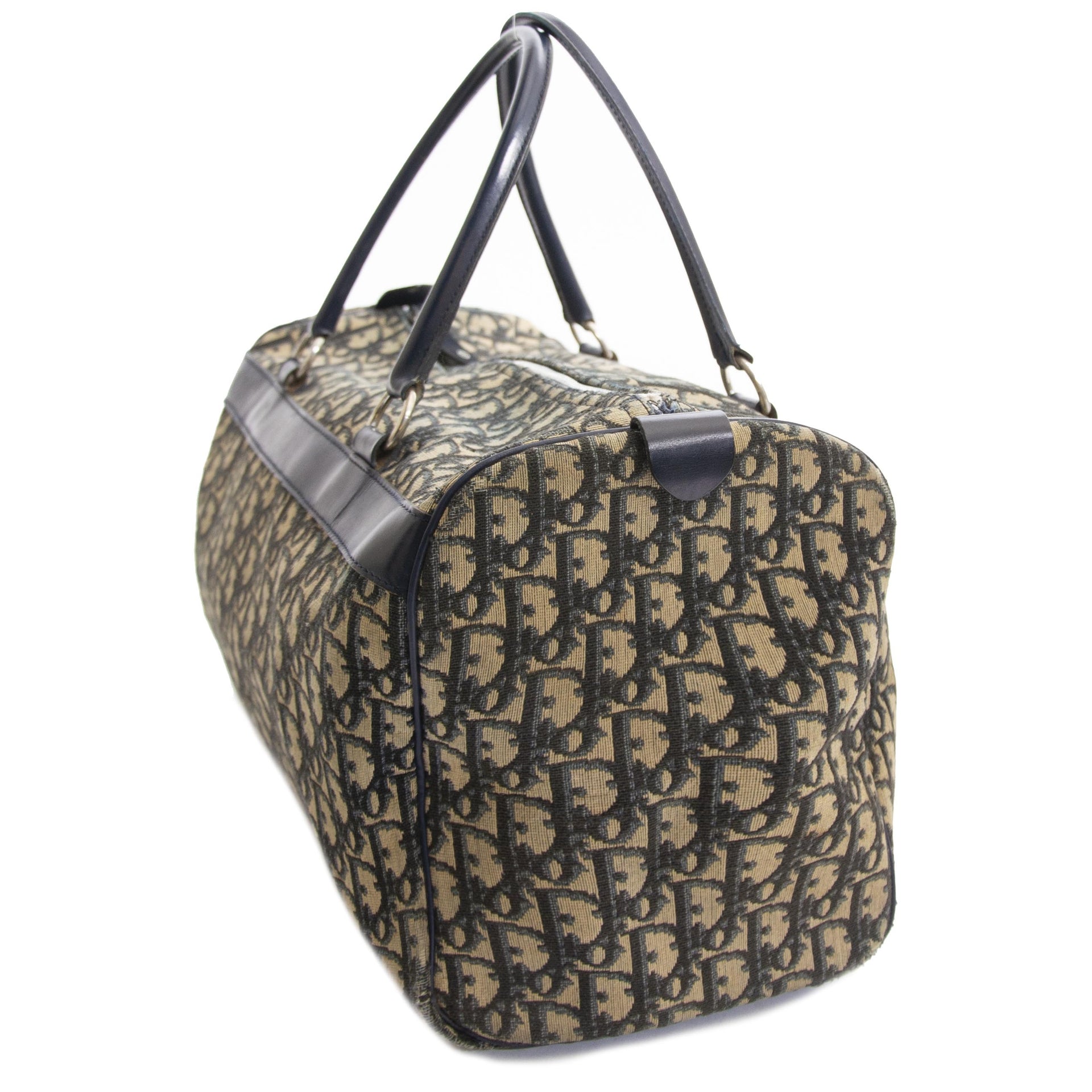 Authentieke tweedehands Dior Monogram Boston Bag juiste prijs LabelLOV