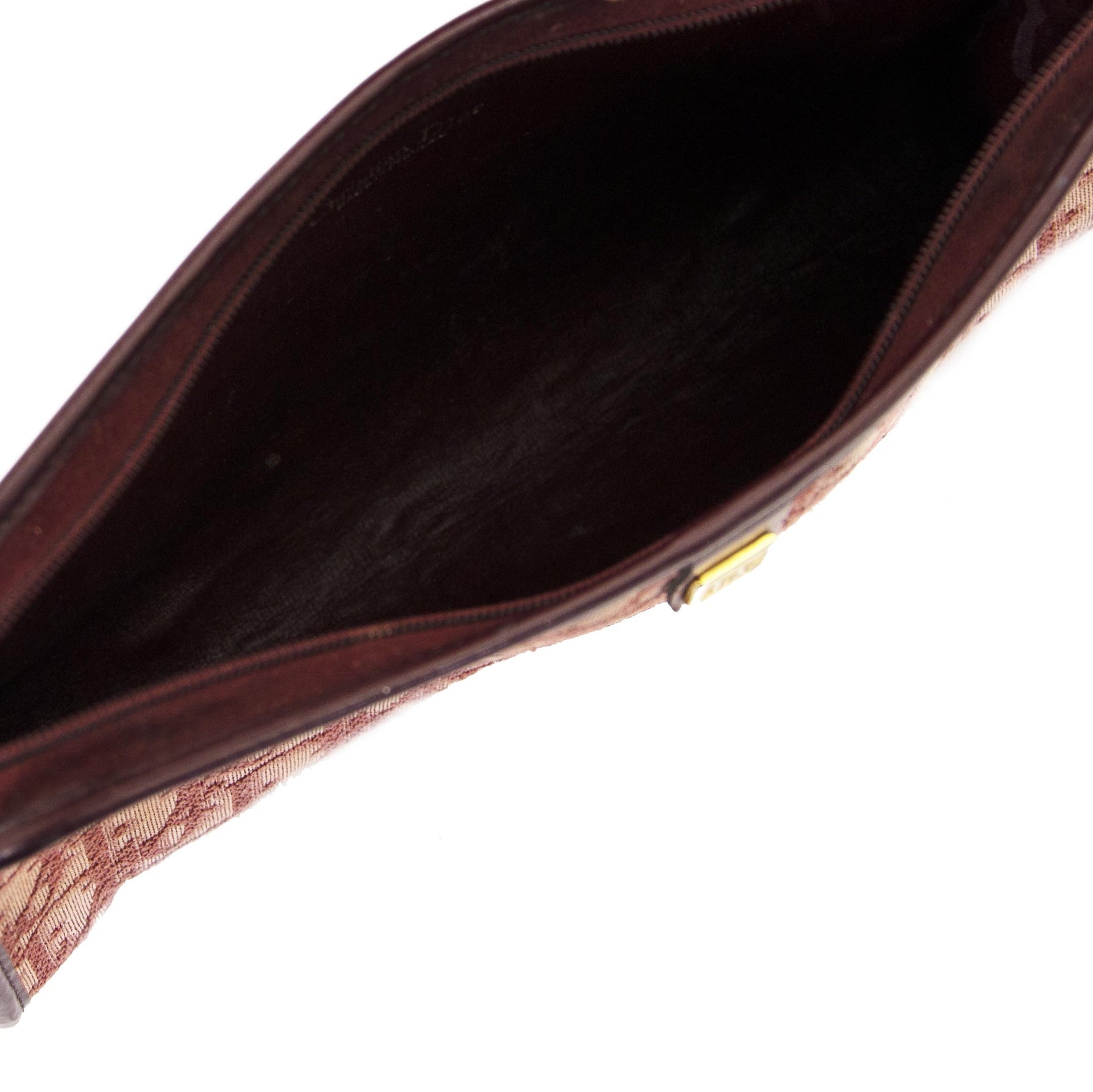 Dior Monogram Bordeaux Pochette now for sale at labellov vintage fashion webshop