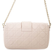 Christian Dior Pale Pink Cannage Quilted Lambskin New Lock Pouch now for sale at labellov vintage webshop belgium