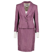 Christian Dior Purple Jacquard Set - size FR38