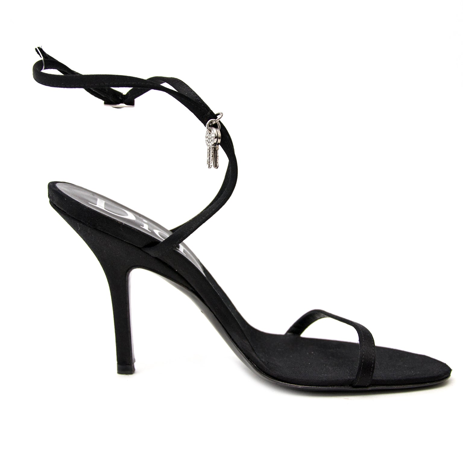Dior Black Satin Heels - Size: 36 at the best price 2017