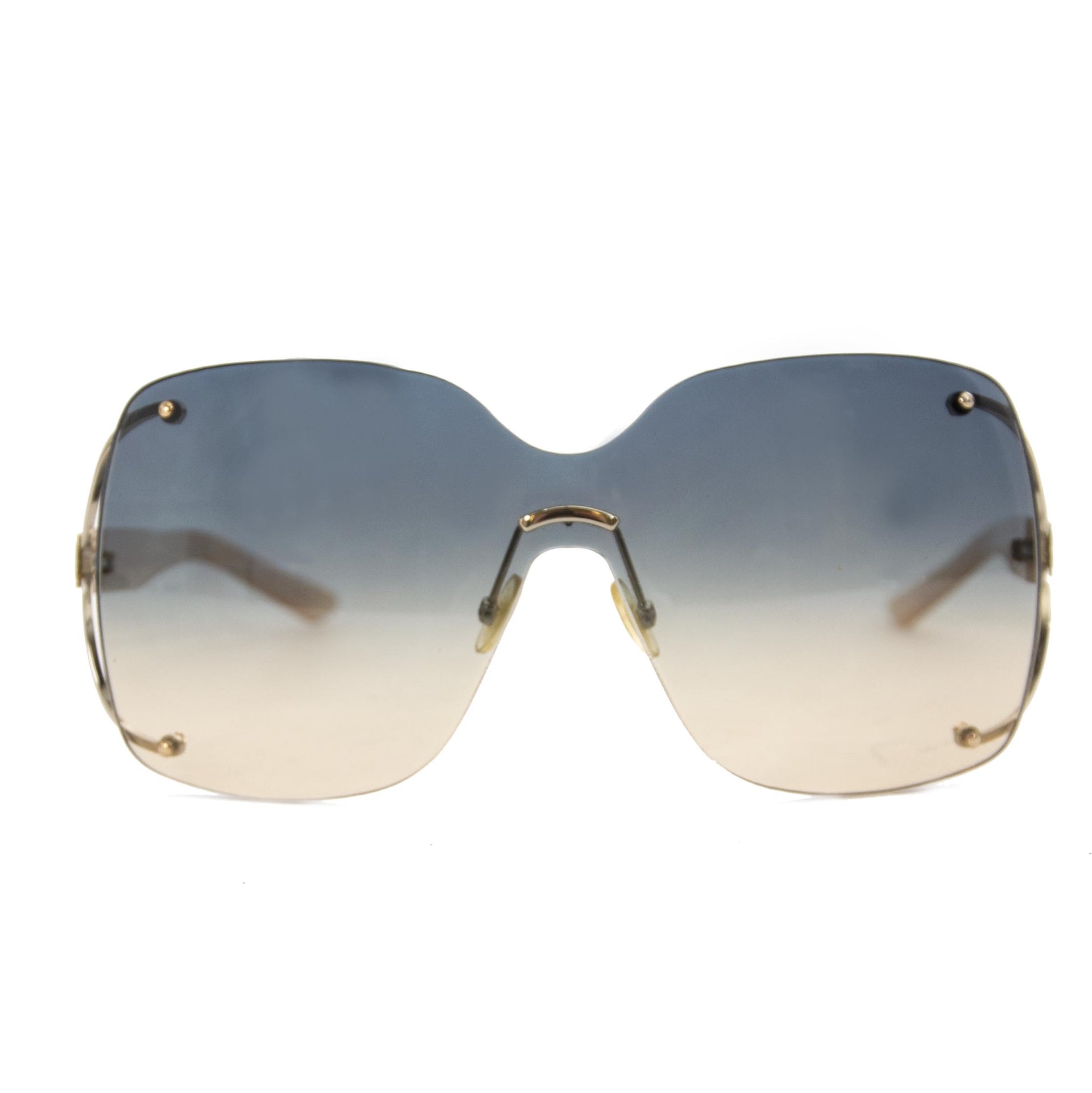 Dior Oversized Square Blue Sunglasses now for sale at labellov vintage fashion webshop belgium