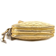 dolce & gabbana gold metallic crossbody bag now for sale at labellov vintage fashion webshop belgium