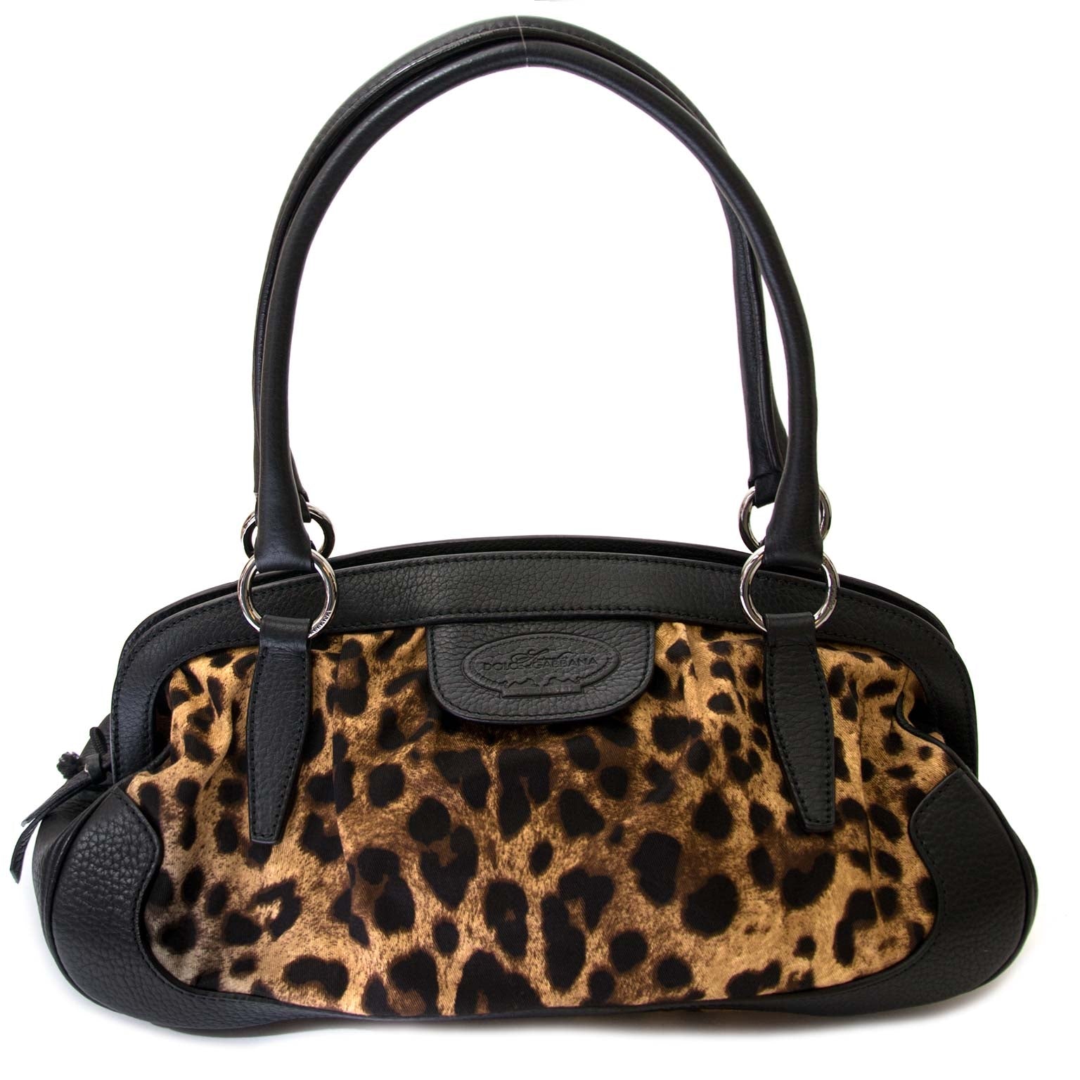 dolce & gabbana animalier leopard hobo bag now for sale at labellov vintage fashion webshop belgium