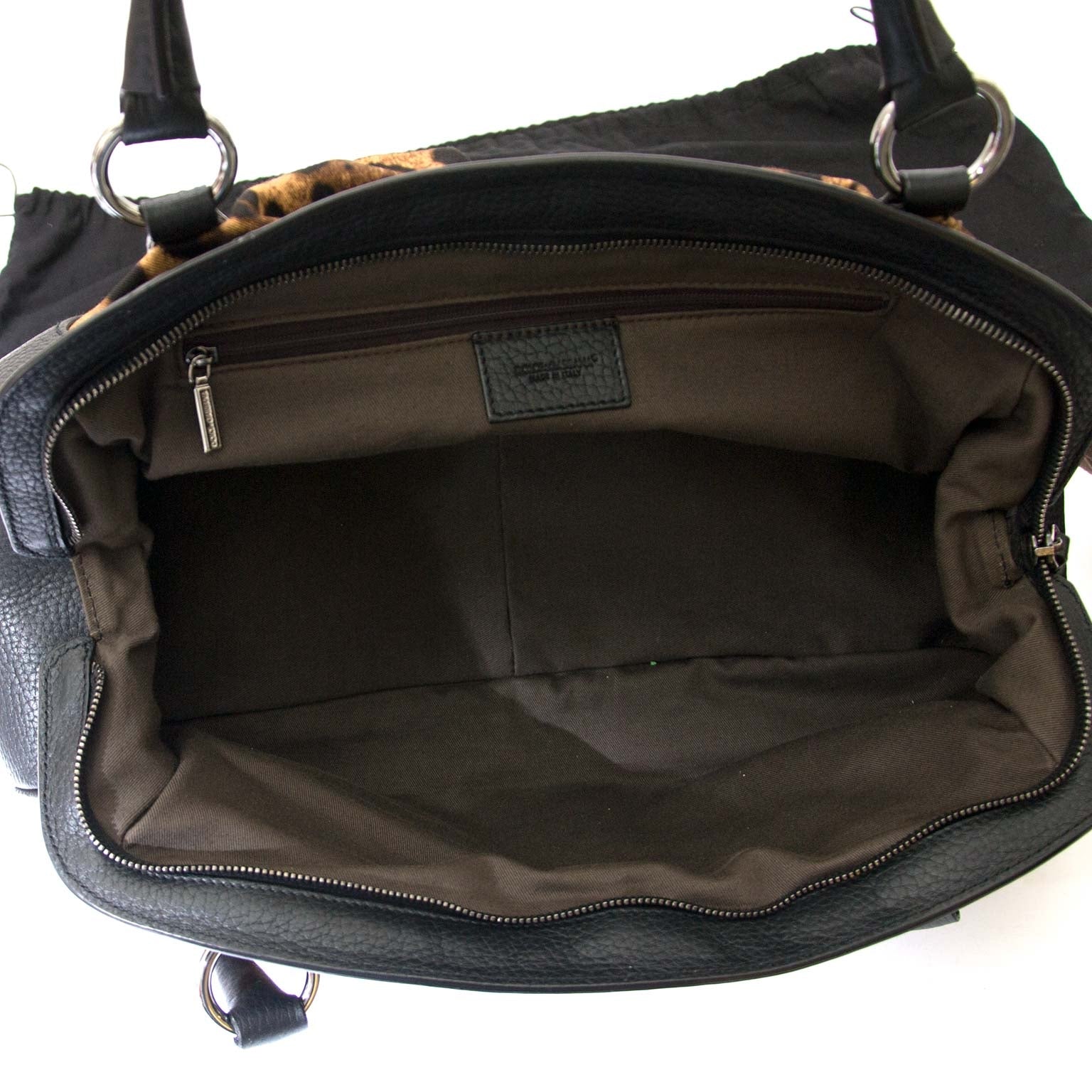 dolce & gabbana animalier leopard hobo bag now for sale at labellov vintage fashion webshop belgium