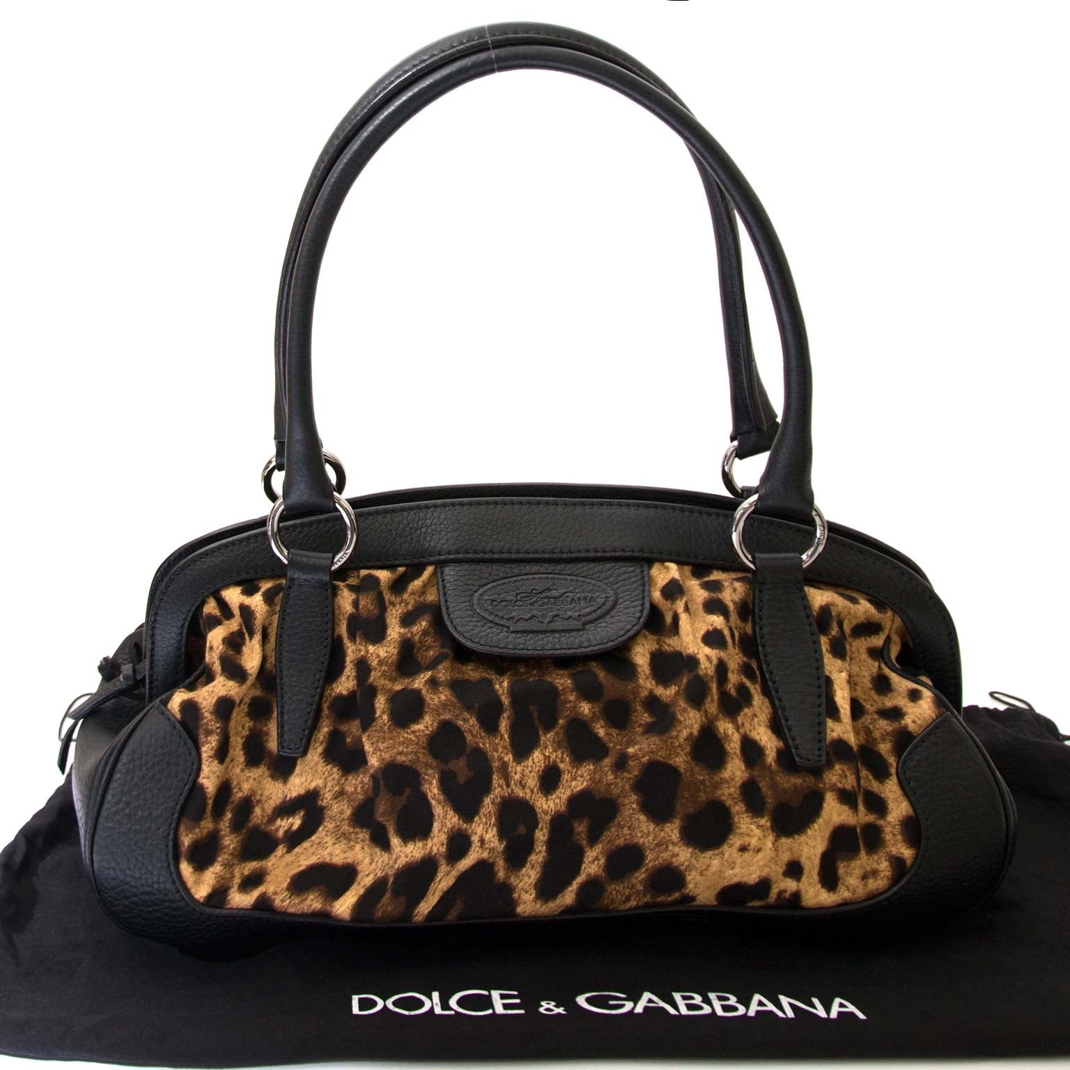 dolce & gabbana animalier leopard hobo bag now for sale at labellov vintage fashion webshop belgium