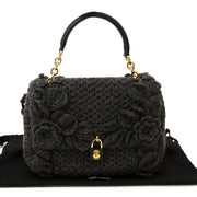 Buy authentic dolce & gabbana wool miss sicily bag at labellov vintage fashion webshop belgium
