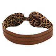 dolce & gabbana brown leather large belt now for sale at labellov vintage fashion webshop belgium