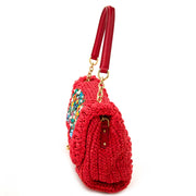 achète des sacs de dolce & gabbana red woven miss sicily à labellov vintage webshop de mode belgique