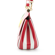 shop onlien aan de beste prijs Dolce & Gabbana Red and White Striped Lemons Miss Sicily Bag