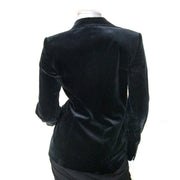 buy Dolce & Gabbana Black Velvet Blazer - Size 40 at labellov for the best price