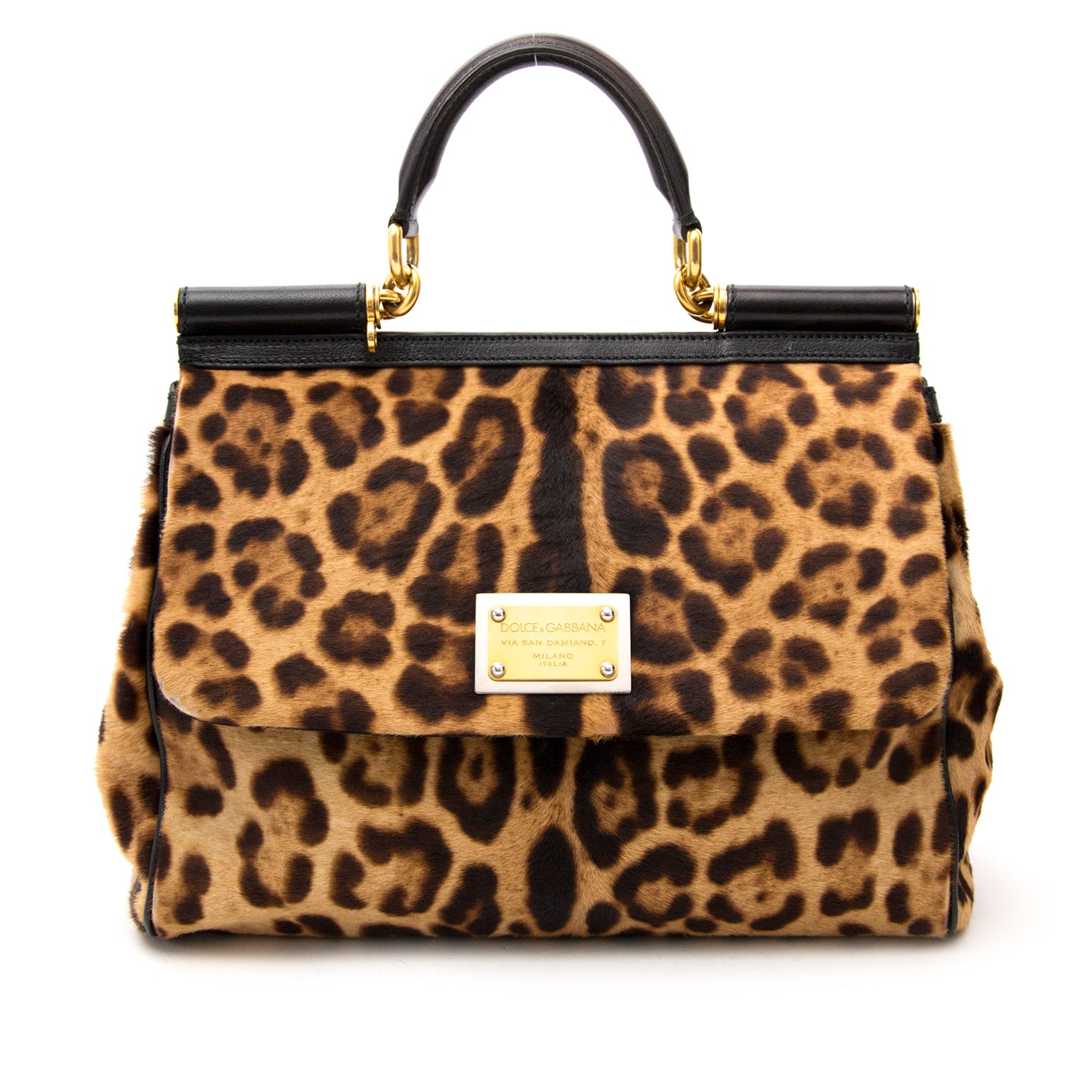 Koop en verkoop uw designer handtassen tegen de beste prijs bij labellov.com dolce & Gabbana Regular Sucily Pony Hair